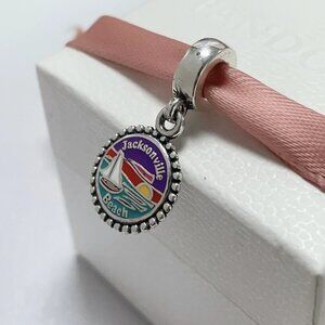 Rare Pandora Jacksonville Beach Florida Exclusive Dangle Charm